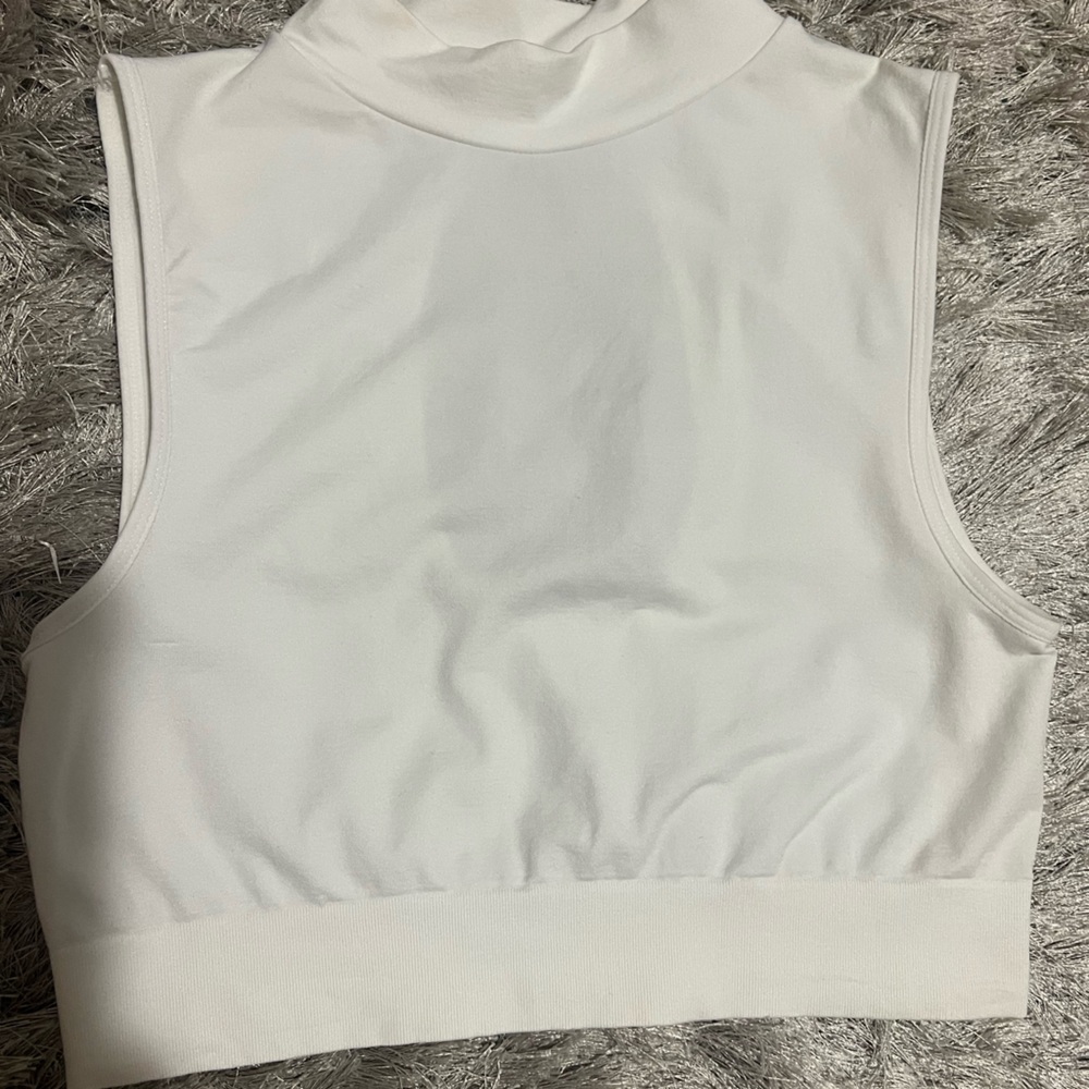 Cotton Candy White Large women top